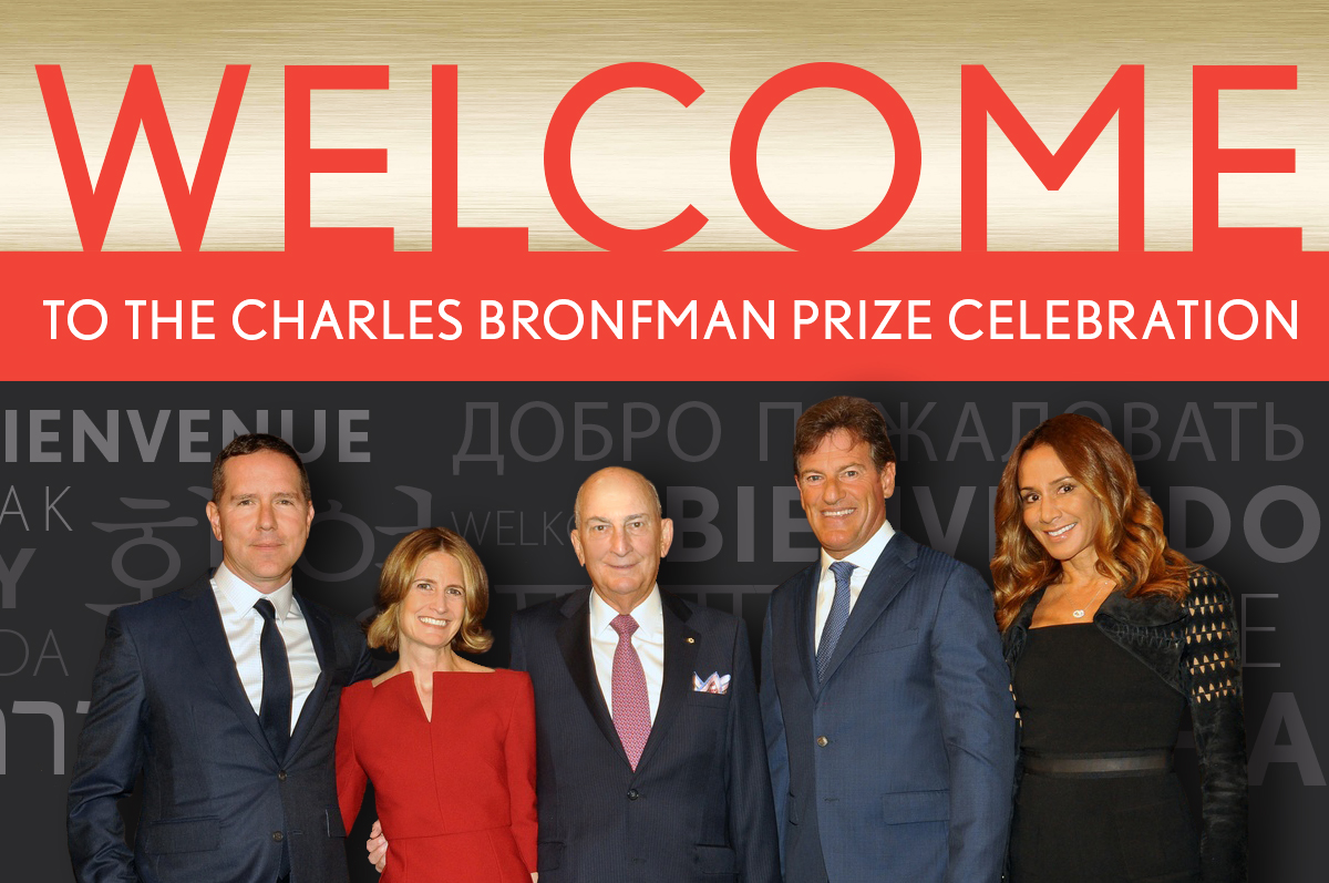Founders of the Charles Bronfman Prize